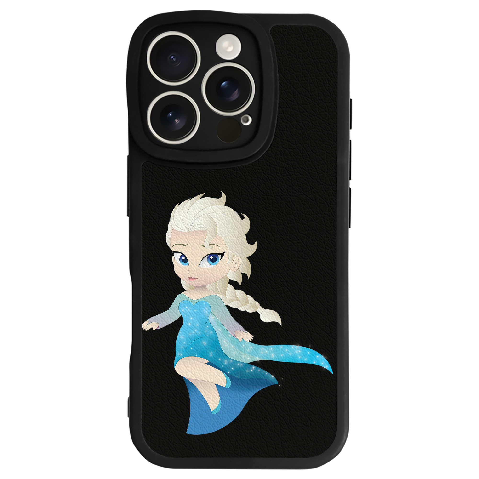 （画像用） アナと雪の女王 アンナ エルサ Frozen Anna Elsa 【iPhone 16シリーズ対応】シリコンスマホケース（レザー調） 材質：シリコン